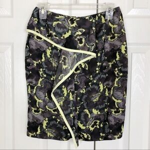 Rachel Roy abstract floral pencil skirt